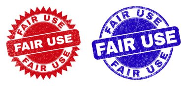 Aşınmış desenli yuvarlak ve gül mühürler.