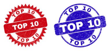 Zirvedeki 10 Yuvarlak ve Rosette Mühür Mühürleri