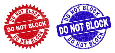 Grunge desenli Bloklama ve Rosette Filigranı