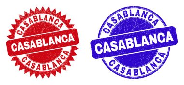 CASABLANCA Yuvarlak ve Grunged Style ile Rosette Filigranları