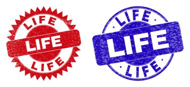 YAŞAM Yuvarlak ve çürümüş desenli Rosette Mühürleri