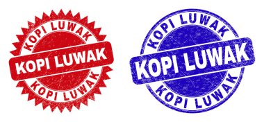 KOPI LUWAK Yuvarlak ve Lastik Yüzeyli Rosette Damgaları