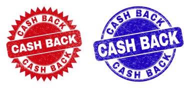 CASH Geri Yuvarlak ve Rosette Mühürlü Çizik Biçimli
