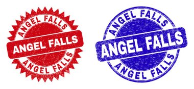 Çürümüş yüzeyi olan ANGEL YÜKSEL Yuvarlak ve Rosette Mühürleri