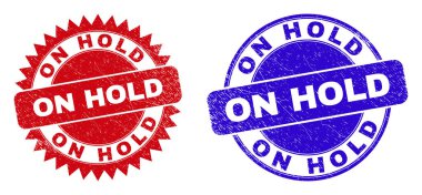 HOLD Yuvarlak ve Rosette Filigranı Grunged Style