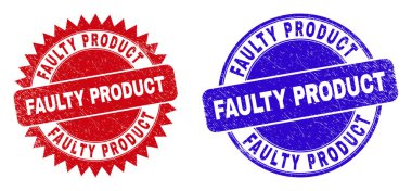 FaULTY PRODUCT Yuvarlak ve Rosette Pul Mührü Yüzeyi Çizik