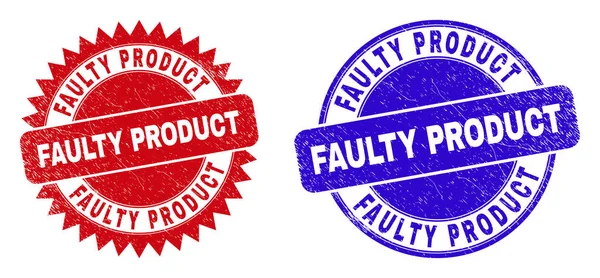 FaULTY PRODUCT Yuvarlak ve Rosette Pul Mührü Yüzeyi Çizik