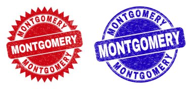MONTGOMERY Yuvarlak ve Rosette Damgaları Çizik Biçimli