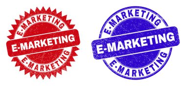 E- MARKETING Round ve Rosette Mühür Mührü