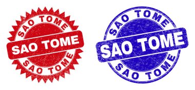 SAO TOME Yuvarlak ve Aşınmış Yüzeyli Rosette Filigranı