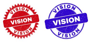 VISION Yuvarlak ve Kauçuk desenli Rosette Damgaları