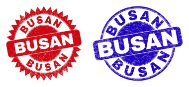 Aşınmış BUSAN Yuvarlak ve Rosette Filigranı