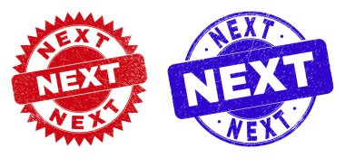 NEXT Yuvarlak ve Grunge Biçimli Rosette Filigranı