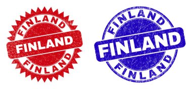 FINLAND Yuvarlak ve Rosette Mühürlü Lastik Yüzey