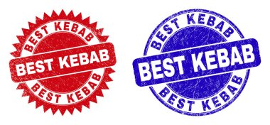 BEST KEBAB Yuvarlak ve Aşınmış Yüzeyli Rosette Mühürleri