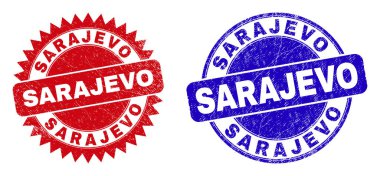 SARAJEVO Yuvarlak ve Kauçuk desenli Rosette Damgaları