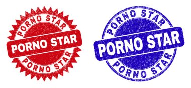 Kauçuk desenli Porno Yıldızı Yuvarlak ve Rosette Mühürleri