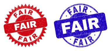 Adil Yuvarlak ve Rosette Tehlike Yüzeyi Mühürlü Mühür