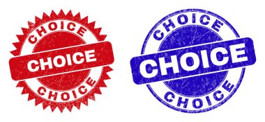 CHOICE Yuvarlak ve Rosette Kirli desenli Mühürleri