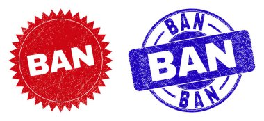 Lastik Yüzeyli BAN Yuvarlak ve Rosette Pulları