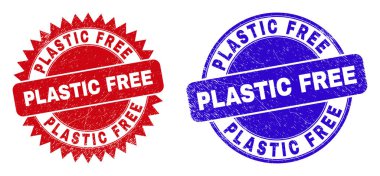 PLASTIC FREE Round ve Rosette Pul Mührü