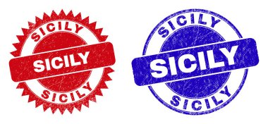 SICILY Yuvarlak ve Kauçuk desenli Rosette Damgaları