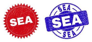 SEA Yuvarlak ve Rosette Tehlike Biçimli Mühürleri