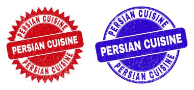 Persliler Yuvarlak ve Kirli Yüzeyli Rosette Mühürleri