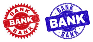 Aşınmış BANK Yuvarlak ve Rosette Mühürleri