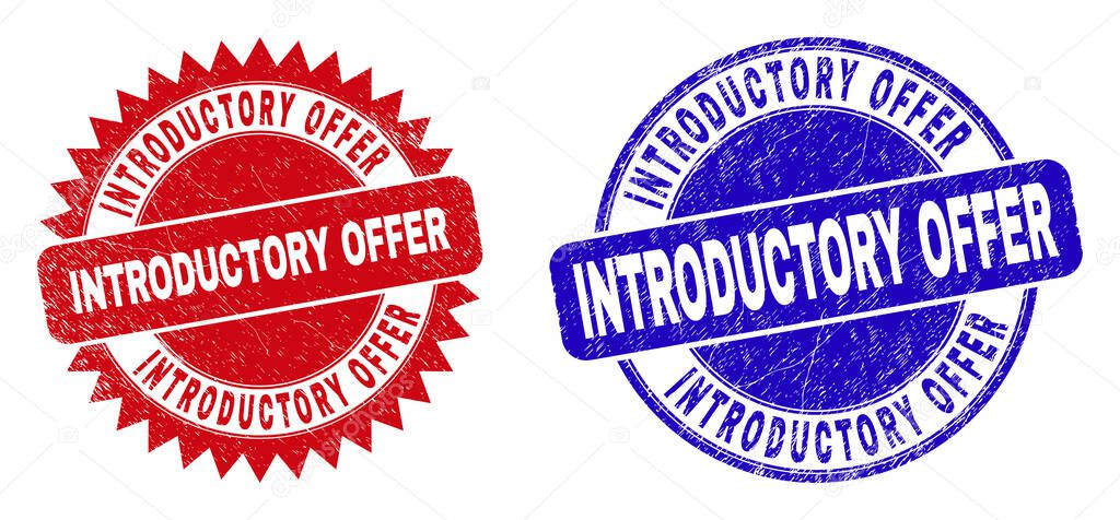 INTRODUCTORY OFFER Round and Rosette Seals with Scratched Surface