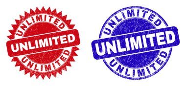 Sınırsız Yuvarlak ve Rosette Damga Mührü Çizik Biçimli