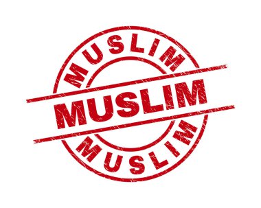 Kirli desenli MÜZİK Kırmızı Damga Mührü