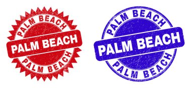 PALM BEACH Yuvarlak ve Rosette Mühürlü Çizik Biçimli