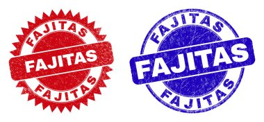 FAJITAS Yuvarlak ve Kirli Biçimli Rosette Mühürleri