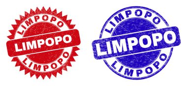 LIMPOPO Yuvarlak ve Kirli desenli Rosette Mühürleri