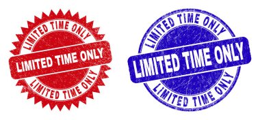 Sınırlı Zaman Sadece Yuvarlak ve Kirli Dokuya sahip Rosette Damgaları