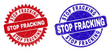 DUR FRACking Round ve Rosette Pullu Mühürleri Aşınmış Biçimli