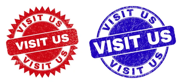 ABD Yuvarlak Gezisi ve Grunge desenli Rosette Damgaları