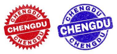 CHENGDU Yuvarlak ve Rosette Kirli Doku Damgaları