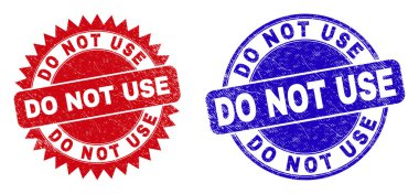 Lastik yüzeyli Yuvarlak ve Rosette Mühürleri Kullanmayın