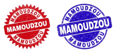 MAMOUDZOU Yuvarlak ve çürümüş desenli Rosette Filigranı