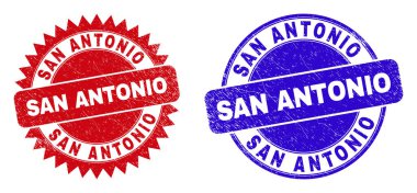 SAN ANTONIO Yuvarlak ve Rosette Mühürlü Lastik Biçimli