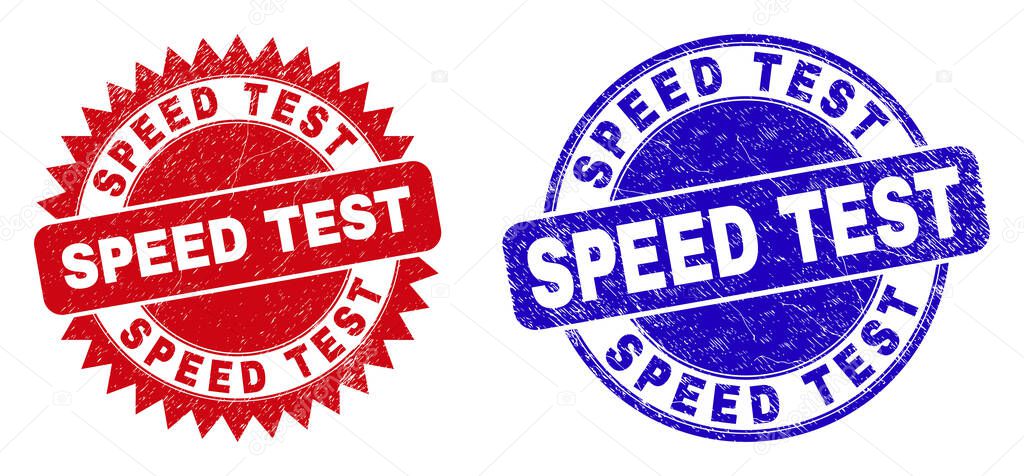 SPEED TEST Round and Rosette Seals with Unclean Texture