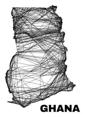Net Düzensiz Ağ Gana Haritası