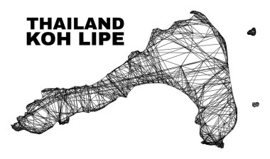 Yumurtadan Çıkan Düzensiz Ağ Koh Lipe Haritası