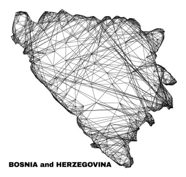 Düzensiz Bosna-Hersek Haritası Çıkmış