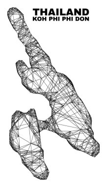 Düzensiz Ağ Koh Phi Don Haritası