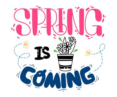 Yazılı illüstrasyonla İlkbahar geliyor.