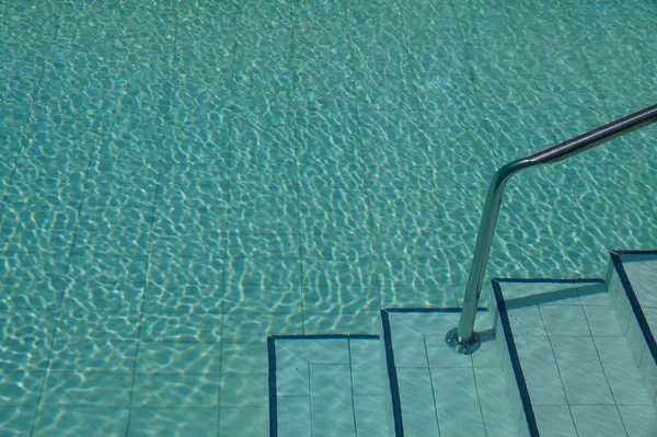 Havuzun Merdiveni Olan Parçası — Stok fotoğraf