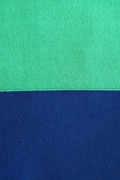 Mélange Bicolore Bleu Turquoise Texture Tricotée Lisse Pour Fond Textile — Photo